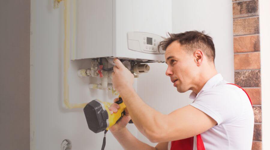 Local tankless water heater installation in Burnt Prairie, IL